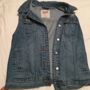 MOSSIMO SUPPLY CO denim jean vest